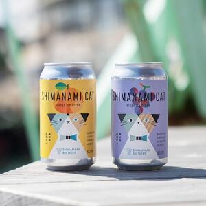 アイスクリームとフルーツなどのお酒　季節のネコ飲み比べ 6本（2種類×3本）