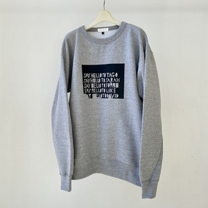 TAGO SWEATSHIRT【Lサイズ／GRAY】 [h125]