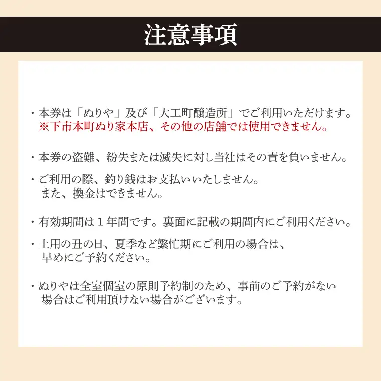 有限会社ぬりや　商品券　1万円分（GW-9）