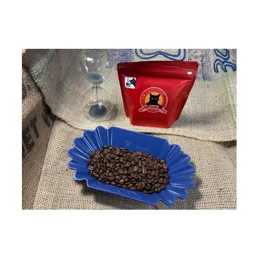 自家焙煎珈琲豆 SAKURA BLEND (シティロースト) 100g×3袋【粉でお届け】｜SAKURA黒猫堂 珈琲 コーヒー 焙煎 コーヒー豆 
