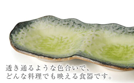 【美濃焼】KANADE 小皿3連 イエロー 5枚セット【丸利玉樹利喜蔵商店】 食器 皿 小皿 プレート 鉢 薬味皿 取皿 取り皿 3連 黄色 イエロー 陶磁器 焼き物 美濃焼 おしゃれ 送料無料 [MCC071]