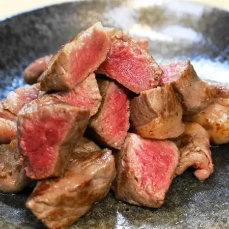 豊西牛サイコロステーキとハンバーグセット_肉 ハンバーグ 牛肉   肉 ステーキ 牛肉 ビーフステーキ_【配送不可地域：離島】【1480993】