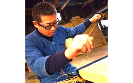 畳製作技能、日本一!加美町の畳職人が作る畳和雑貨/茣蓙・ランチョンマット(P市松)・畳コースター [佐々木畳工業 宮城県 加美町 44581409]ランチョンマット コースター い草 手作り 44581409