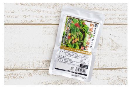【ふりかけるだけ】サラダシーズニング 和風ごま味噌50g [今野醸造 宮城県 加美町 44581365]ドレッシング 化学調味料不使用 オイル不使用 ヘルシー あっさり 44581365