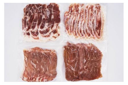 肉 おだしまポーク しゃぶしゃぶセット ロース&バラ&モモ&肩ロース(計1.3kg) [関精肉畜産 宮城県 加美町 44581350]豚肉 薄切り 食べ比べ 冷凍 44581350