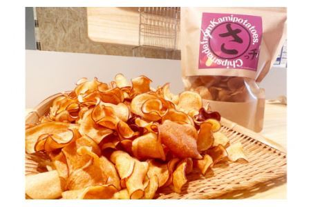 【先行受付】さつまいもチップス「さっチ」75g×2 [リロカリコクリ 宮城県 加美町 44581427]菓子 おやつ チップス さつまいも 加美町産 44581427
