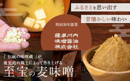 AS-048 美しい麦味噌 計2kg