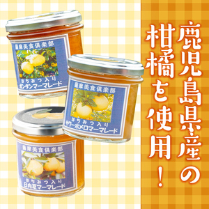 isa556 3種の柑橘ジャム食べ比べセットA(計9個・ボンタン、サワーポメロ、日向夏 各140g) 加工食品 果物 フルーツ 詰め合わせ 果肉 柑橘 低糖 ハンドメイド ジャム ギフト マーマレード【薩摩美食倶楽部】
