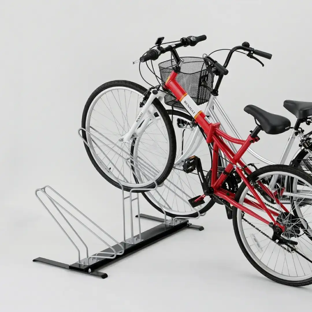 サイクルスタンド 3台用 自転車スタンド タイヤ幅5.8cmまで対応 燕三条製 【055S012】