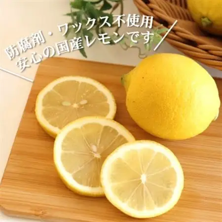 【ノーワックス】国産 紀州 レモン 約3kg(サイズおまかせ)　【配送不可地域：離島】【1484257】