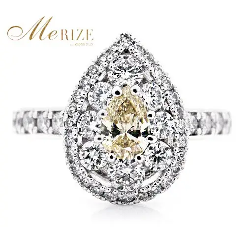 指輪 天然 ダイヤモンド 0.97ct パヴェ SIクラス Celestineセレスティーヌ【pt950】r-241（KRP）S62-1410