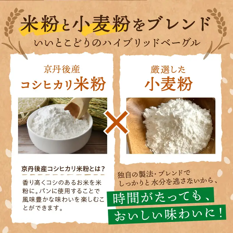 ベーグル 京都 丹後もちもち米粉入りベーグル ３カ月定期便
