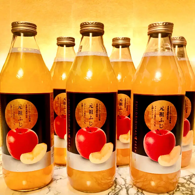元祖ふじ100% 無添加 生搾り りんごジュース FUJI ORIGINAL 1000ml×6本 【アップルアーク】 F41-0003