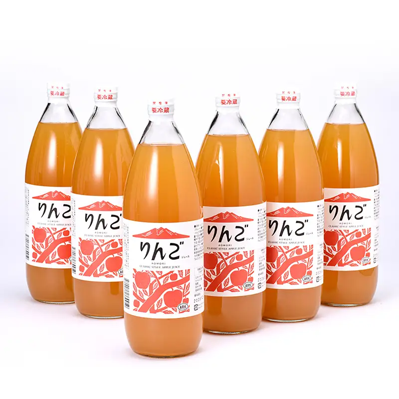 りんごジュース 1000ml×6本セット 【青森リンゴ加工】 F41-0094