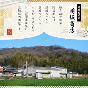 本場 讃岐うどん ＜つゆ付・半生タイプ＞「二番」9食分 (300g×3袋・熨斗対応可) 香川県 コシ 常温 【man015】【岡坂商店】