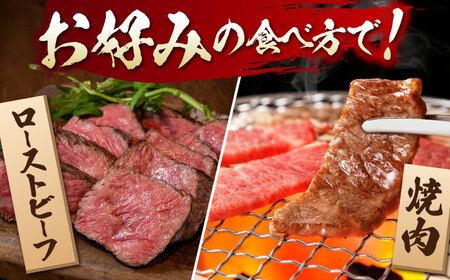 【6回定期便】熊本県産 延寿牛 あか牛 モモ ブロック 約 500g【有限会社 九州食肉産業】[ZDQ117]