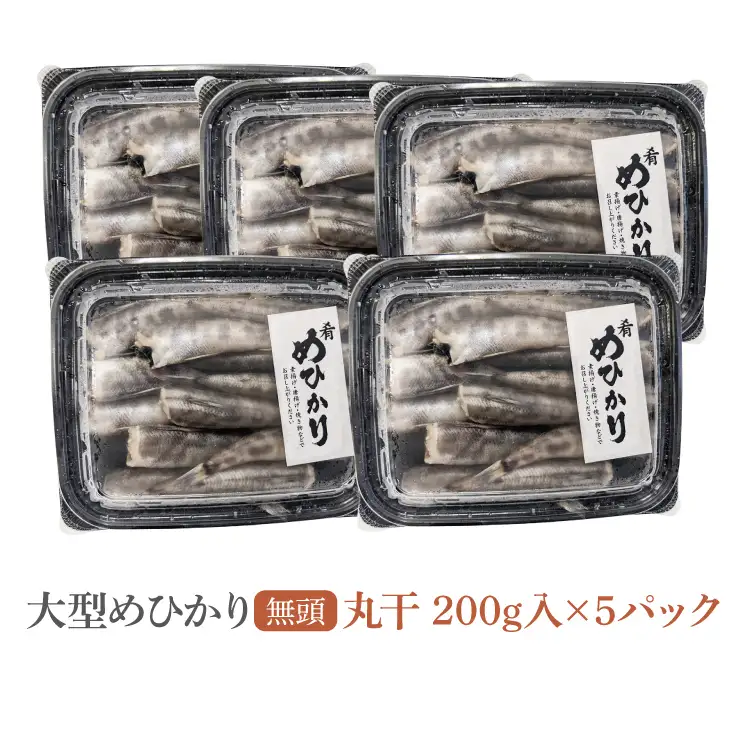 めひかり丸干5個セット【メヒカリ 海鮮 鮮魚 白身魚】(BH204)