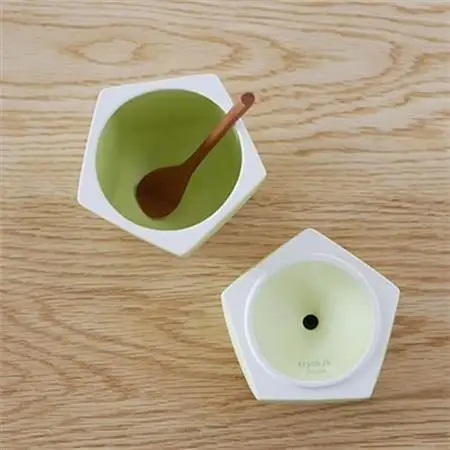 りんごの形のシュガーポット pomme 王林　【ttyokzk ceramic design】_雑貨・日用品  キッチン用品 _【1096309】