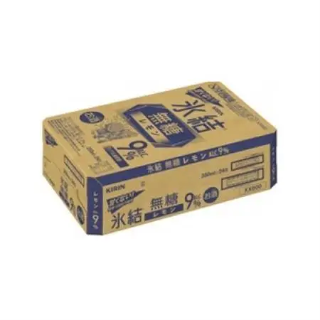 キリン 氷結 無糖レモン Alc9% 350ml 1ケース (24本)　チューハイレモン_酒・アルコール リキュール・洋酒    酒・アルコール   _【1375939】