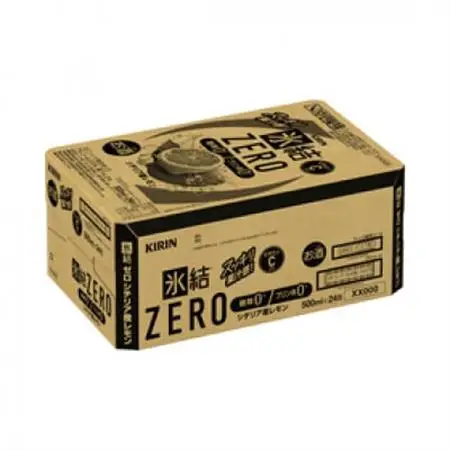キリン 氷結 ZERO シチリア産レモン 500ml 1ケース (24本) チューハイ_酒・アルコール   _【1397515】