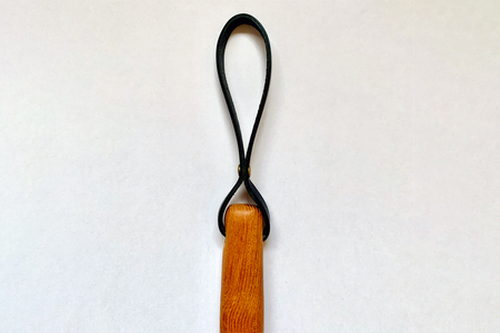 とんぼ工房手作り「靴べら」65cm／けやき (国産木材使用) [0336]