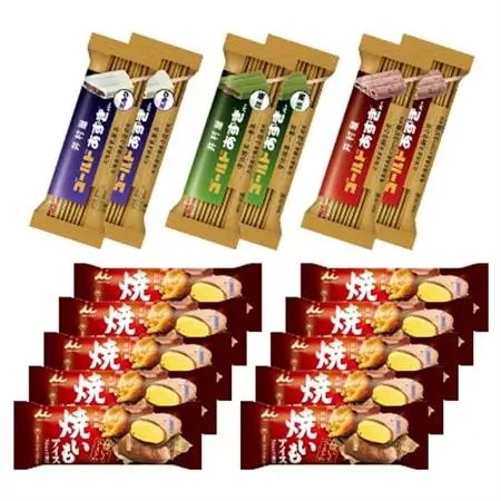 井村屋　焼いもアイス＆ゴールドあずきバーアソートセット【配送不可地域：離島】【1480846】