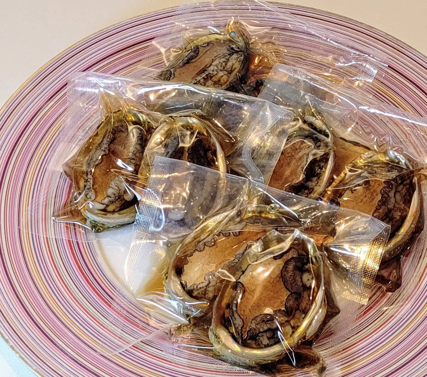 ふるさとフレンチ惣菜 あわびのしっとり煮 ～大石田町の酒と醤油～ 2個×4パック（50g前後×8個） 送料無料 rh-reawx8