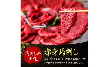 【ふるさと納税】国産 熊本 馬刺し 「赤身馬刺しセット 500g 10人前」赤身 専用醤油 ブロック 冷凍 生食用 プレゼント 贈り物 内祝い