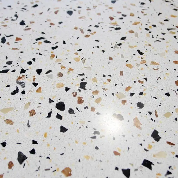 テラゾー 天板 小サイズ  380mm×380mm×25mm(10kg)　家具 セメント コンクリート 富山市 鳥居セメント工業