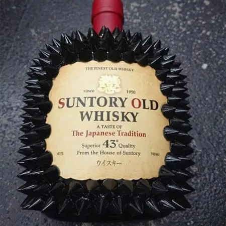 ウィスキー オリジナル デコレーションボトル (トゲOL:700ml)_酒・アルコール ウイスキー    雑貨・日用品  家具・インテリア _【1473383】