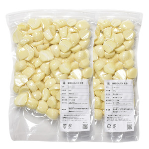 青森県産 むきにんにく 芽処理済み 1kg 無添加 無着色 下処理いらずで簡単・便利！ [0574]