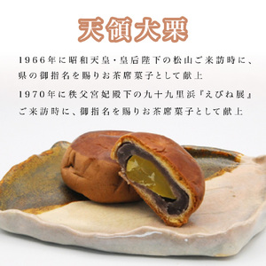 天領大栗 渋皮まろん 焼栗きんとんのセット