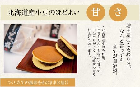粒あんたっぷりどら焼き8個セット どら焼き 小豆【有限会社増田屋】