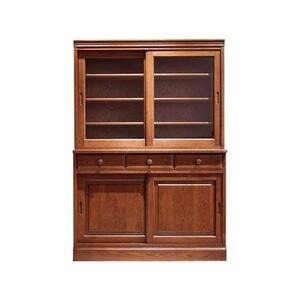 旭川家具 山室家具製作所 エスポアール No.420 リビングキャビネット 【 国産 無垢 インテリア 木製 シック収納 キャビネット リビングボード チェスト 北海道 】 _03424