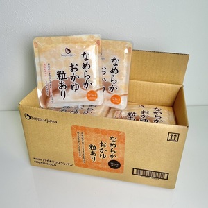 【やわらか食品】【12ヶ月定期便】なめらかおかゆ粒あり（旧：とろみGO） 150g×30個×12回 バイオテックジャパン 1V67184