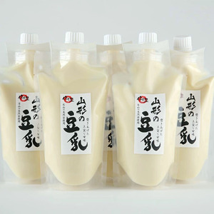 国産大豆で作った 純粋な 豆乳 「山形の豆乳」300ml×5本セット （にがり付）　011-G-TS001