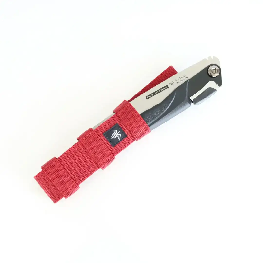 Pro Cut Saw(ノコギリ) 210mm Wine-Red Collection ケース付 のこぎり 鋸 アウトドア用品 キャンプ用品 ワインレッド [Muthos Homura]【010S449】