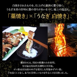 うなぎ藁焼き 白焼き（140g x 1本） 冷凍 特大 藁焼き 白焼き うなぎ 高知うなぎ 国産うなぎ うな重 鰻 国産鰻 高知鰻 冷凍鰻 四万十うなぎ 土用の丑の日 ／Esu-105 白焼き