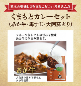 くまもとカレーセット（あか牛・馬すじ・大阿蘇どり） _U129-0002