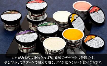 ジェラートマエストロ厳選《ドナテロウズ》ジェラート9種14個セット AGR0003