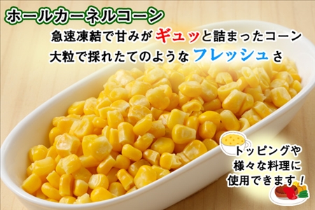 北海道 コーン フライドポテト 冷凍食品 2種 セット カーネルコーン トウモロコシ とうもろこし ポテト ジャガイモ じゃがいも 冷凍 おやつ おかず お弁当 詰合せ お取り寄せ 十勝 士幌町【N23】