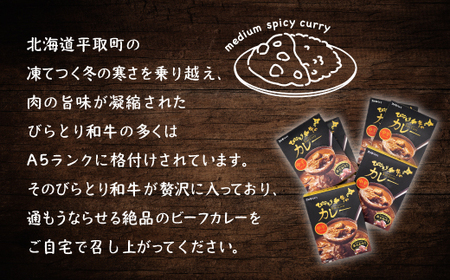 びらとり和牛カレー中辛200g×６箱 BRTH019