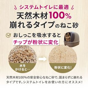崩れるタイプの猫砂 plleco.6（ペレエコ・シックス） 雑貨 日用品 ペット 素早く 吸収 安心 安全 天然木材 高品質 低価格 ねこちゃん ニオイ オシッコ 除菌 抗菌 消臭 防虫 リラックス 抗酸化 