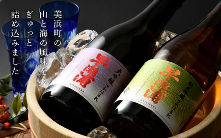 入手困難【早瀬浦】大吟醸 さかほまれ 720ml × 1本 ＆ 純米吟醸 さかほまれ 720ml × 1本 セット【飲み比べ 日本酒 地酒 福井 美浜 早瀬 フルーティ 男酒 硬水 ミネラル 】[m16-b033]