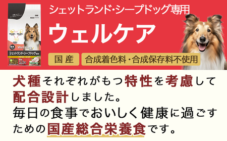 ドッグフード(シェットランド・シープドッグ専用)アダルト～シニア2.7kg_LF-3312_(都城市) 国産総合栄養食 ドライフード 中粒タイプ 健康維持 犬種別 犬用フード シェットランド・シープドッグ専用