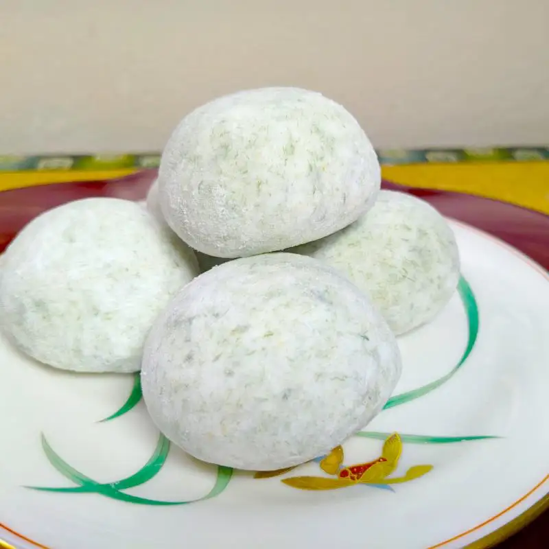 老舗餅屋さんが作るチーズ入り杵つき生丸餅(青のり) 18個入り