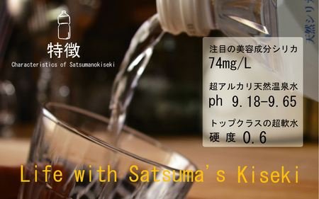 【ふるさと納税限定】超軟水(硬度0.6)のシリカ水「薩摩の奇蹟」2L×4本 計8L ZS-507