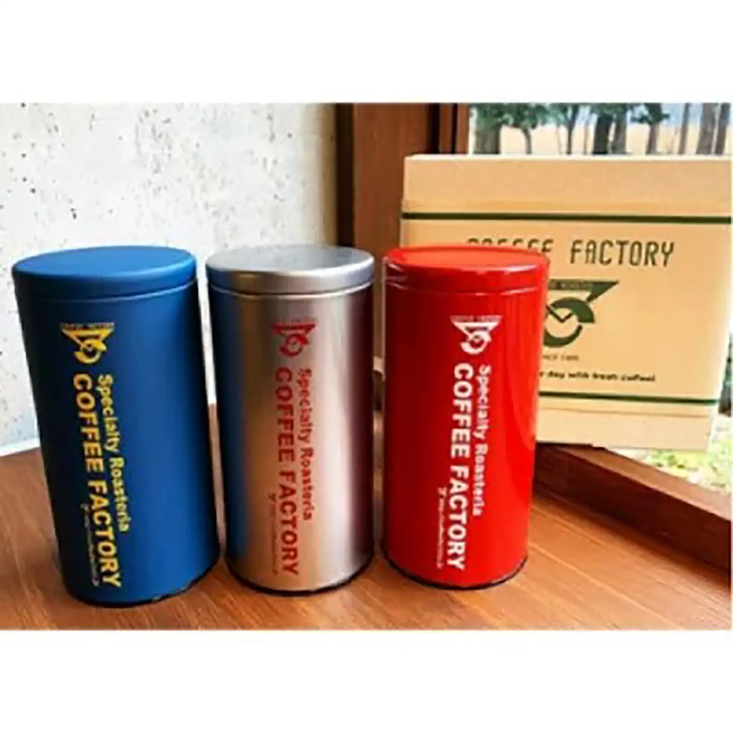 コーヒー 200g×ブレンド3種(豆) キャニスター缶入コーヒー つくばBセレクト