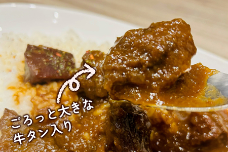 牛タン カレー 2パック セット 牛 牛肉 肉 ビーフ カレーライス 冷凍 北海道 新ひだか町