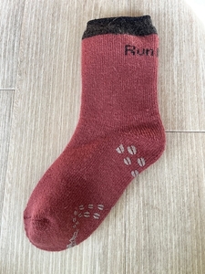 RunNext アンゴラ入り あったか ソックス ガーネット ／ ランネクスト 防寒 保温 ウォーキング スキー ツーリング 靴下 奈良県 葛城市【next038】
